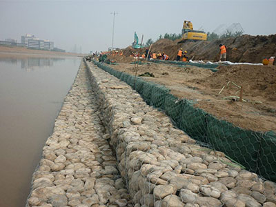 河道石籠網工程案例圖片1